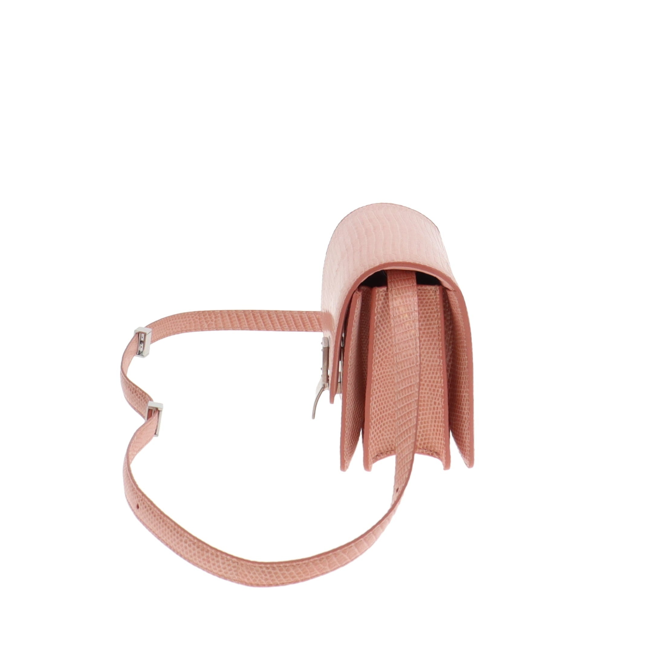 Celine Pink Lizard Small Classic Bag