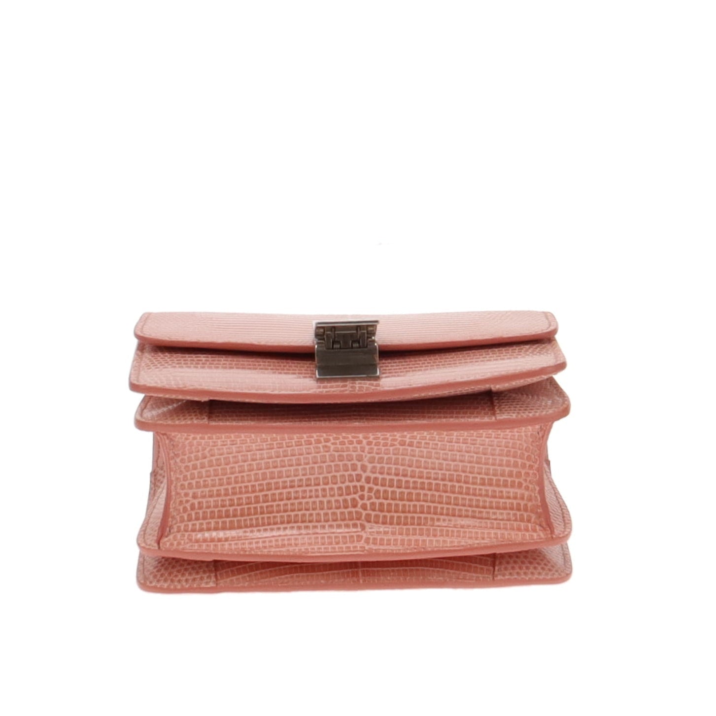 Celine Pink Lizard Small Classic Bag