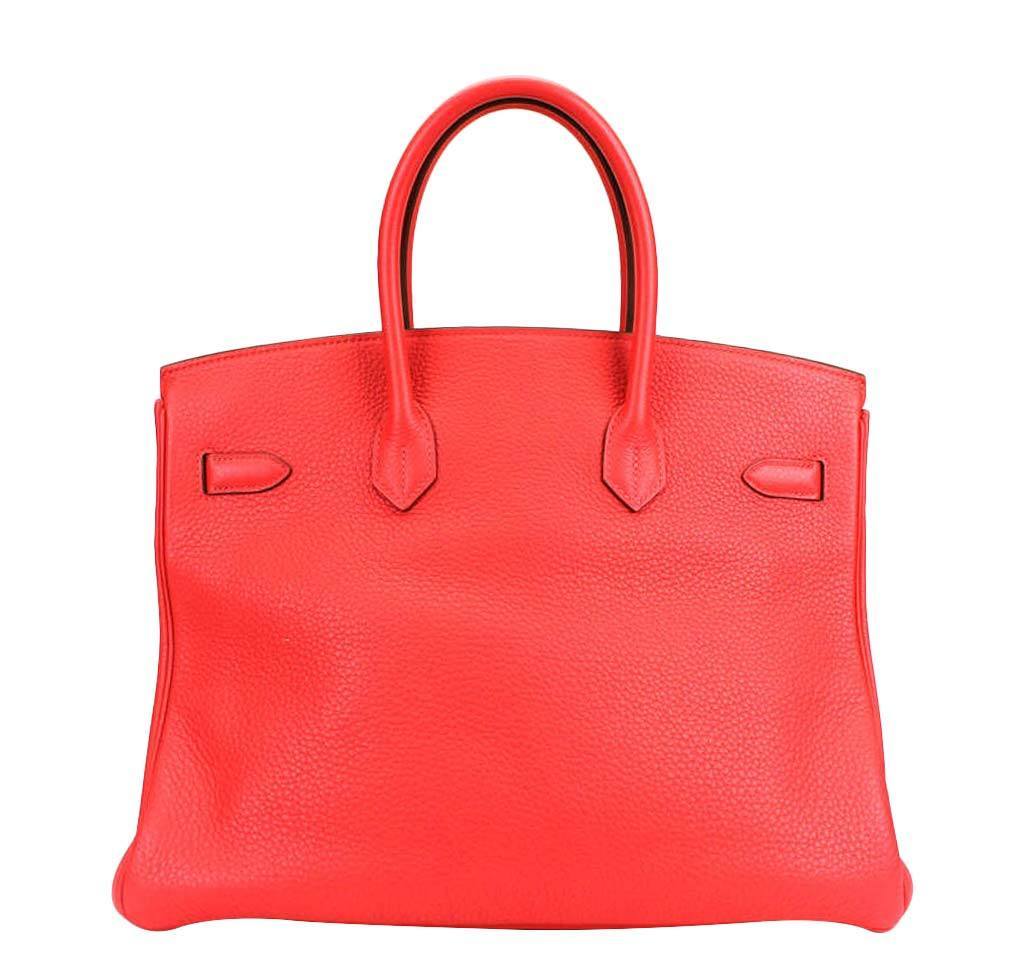 Hermès Birkin 35 Rose Jaipur Bag PHW