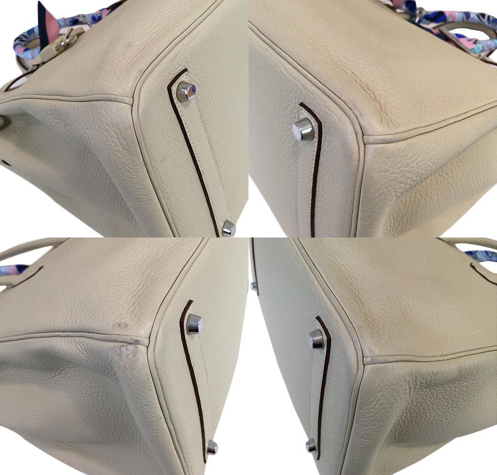 Hermès Birkin 35 Craie Bag PHW