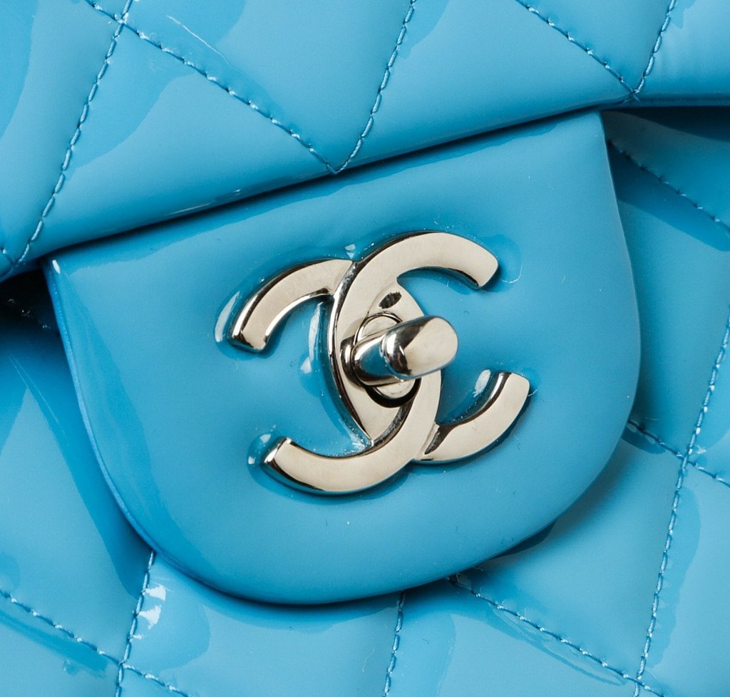Chanel Jumbo Flap Shoulder Bag Blue