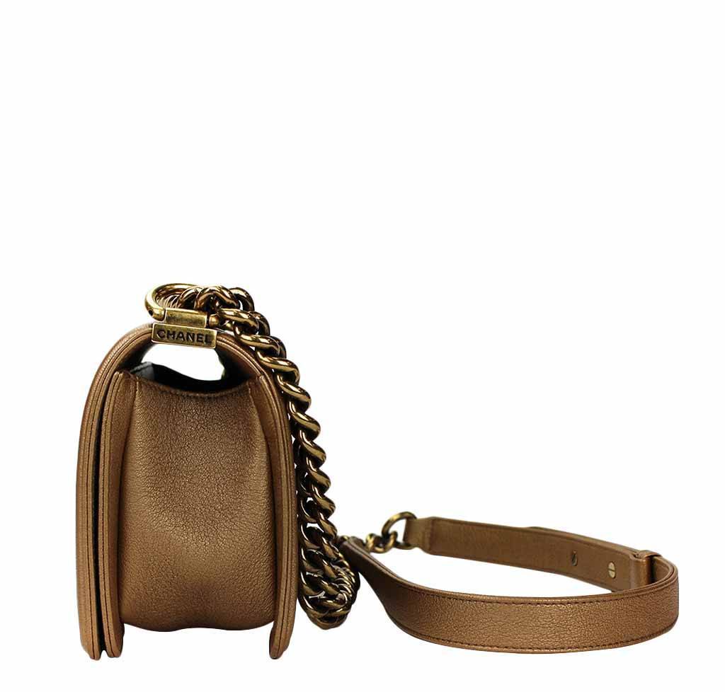 Chanel Runway Limited Edition Bag Gold Metallic