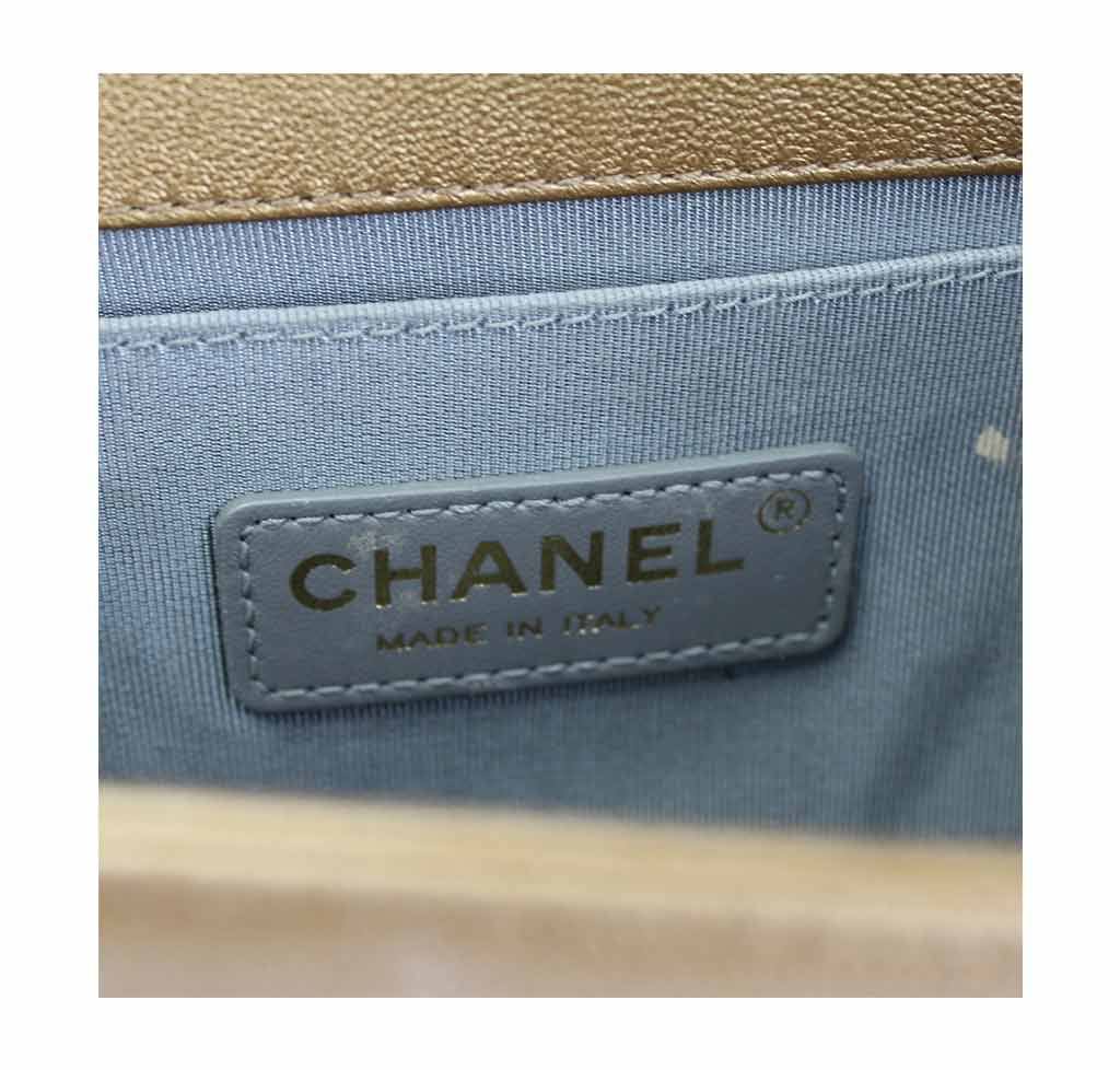 Chanel Runway Limited Edition Bag Gold Metallic