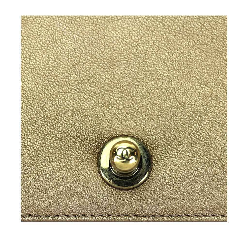 Chanel Runway Limited Edition Bag Gold Metallic
