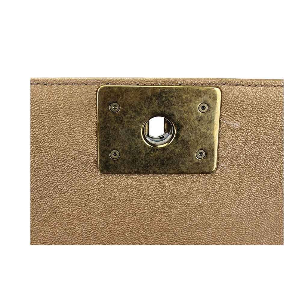 Chanel Runway Limited Edition Bag Gold Metallic