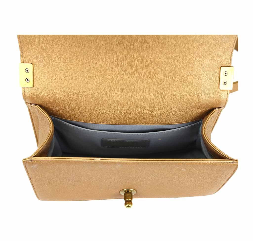 Chanel Runway Limited Edition Bag Gold Metallic
