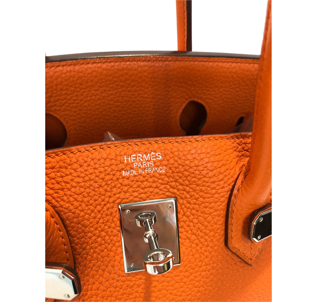 Hermès Birkin 35 Orange Togo PHW