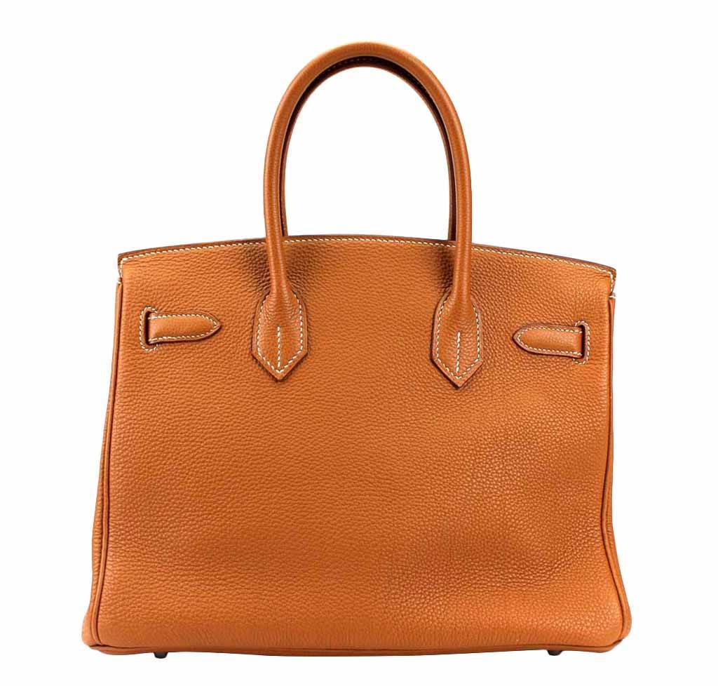 Hermès Birkin 30 Gold Bag Togo Leather