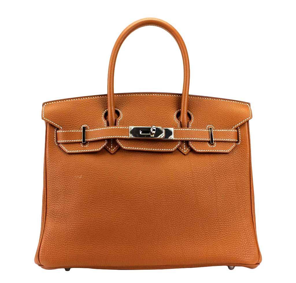 Hermès Birkin 30 Gold Bag Togo Leather