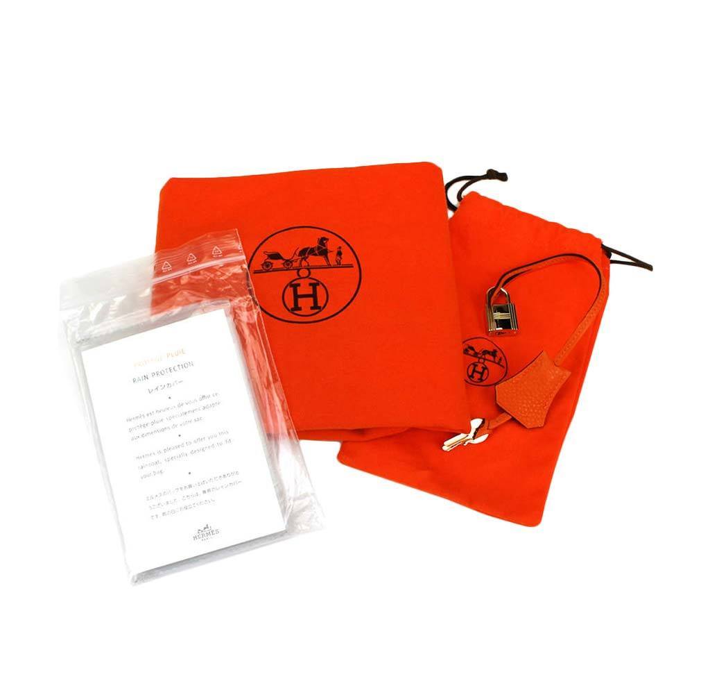 Hermès Birkin 30 Orange Bag PHW