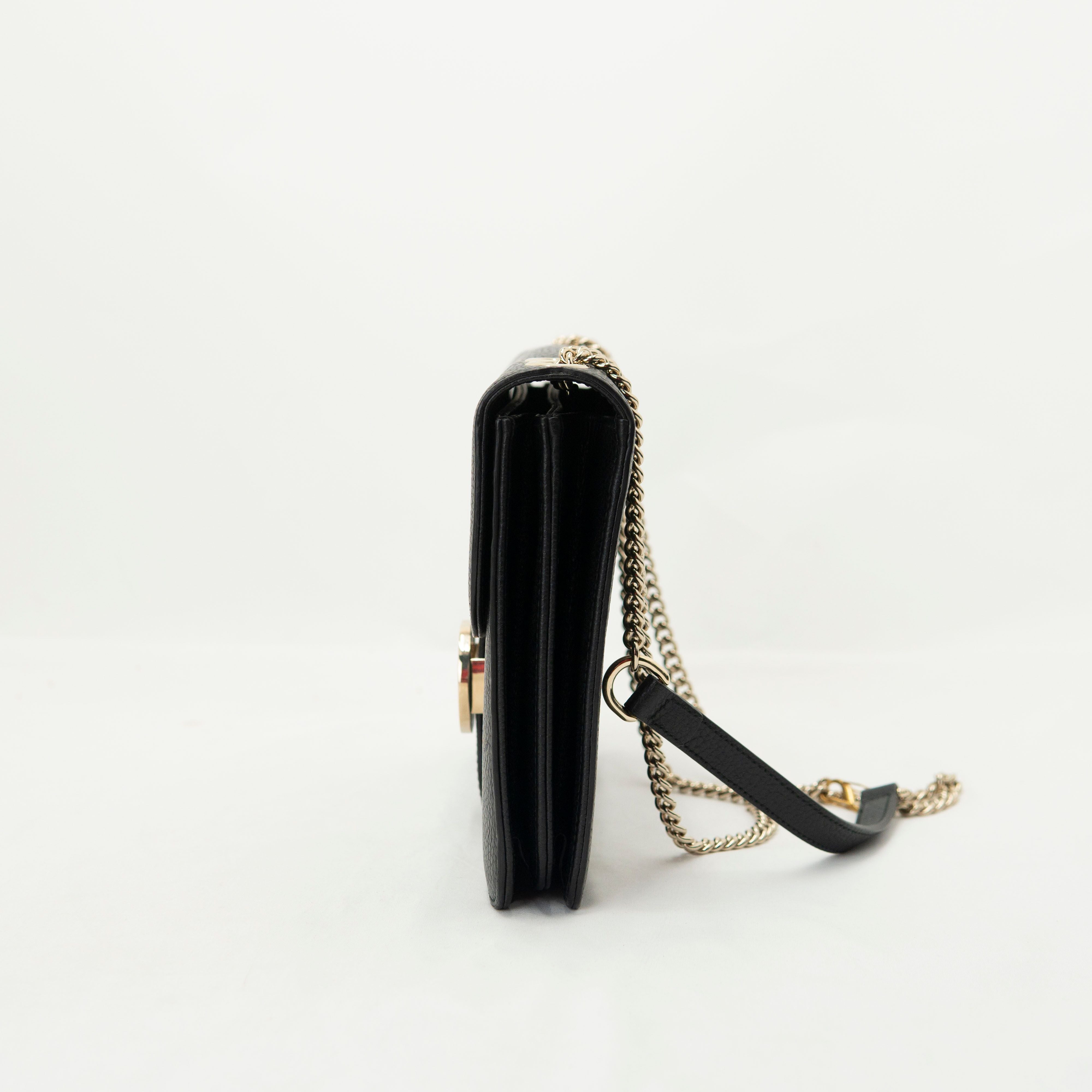 Gucci Interlocking GG Chain Large Cross Bag