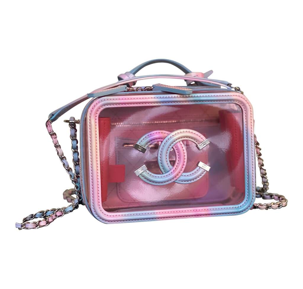Chanel Multicolor Patent Leather Vanity Case
