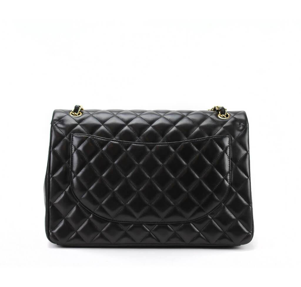 Chanel Maxi Shoulder Bag Black GHW