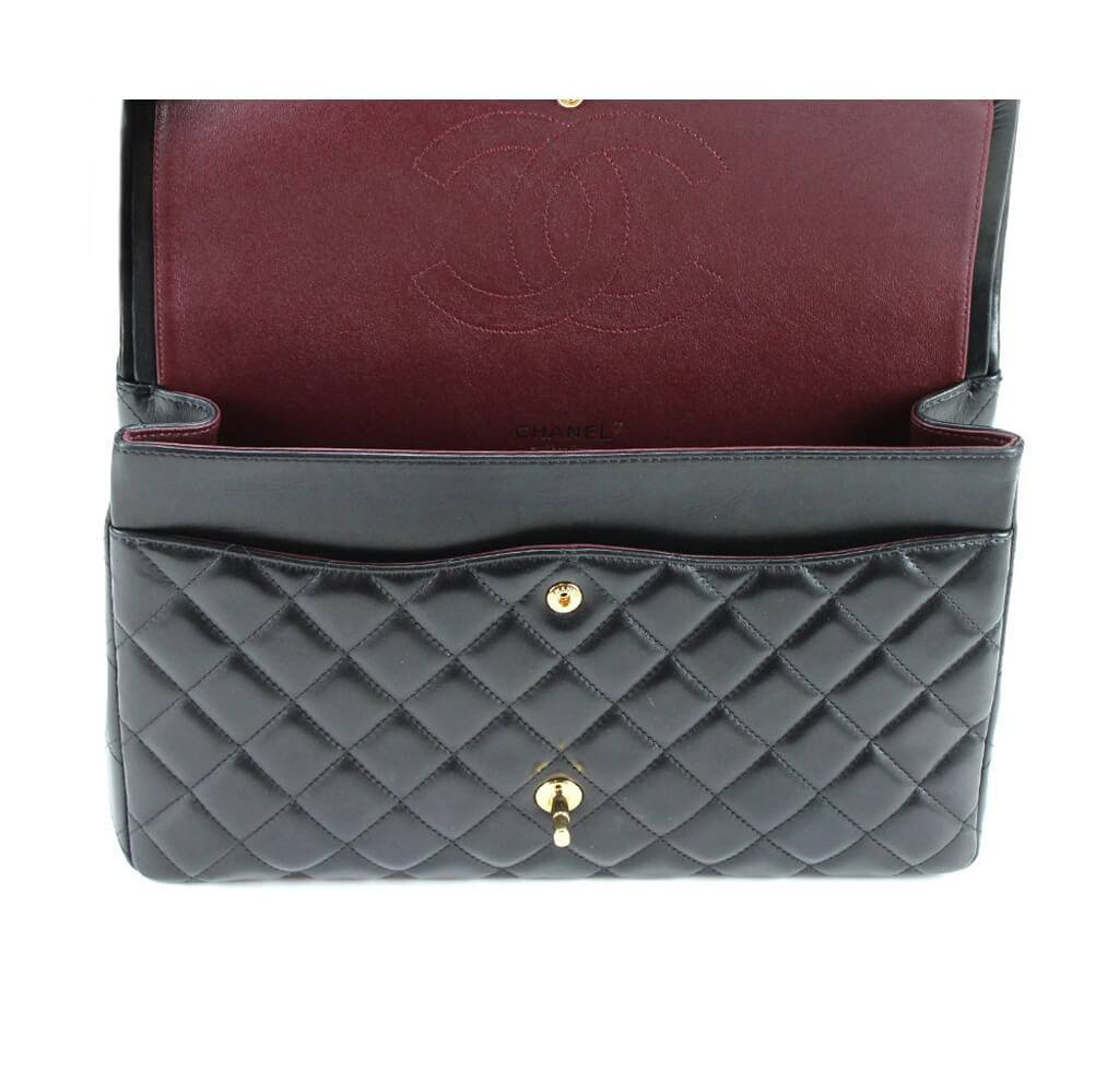 Chanel Maxi Shoulder Bag Black GHW