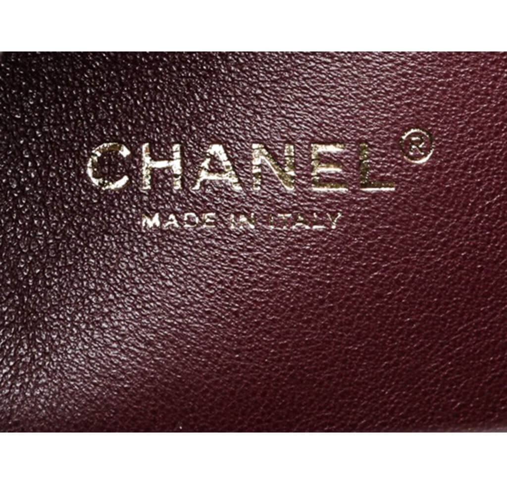 Chanel Quilted Tote Bag Black Lambskin