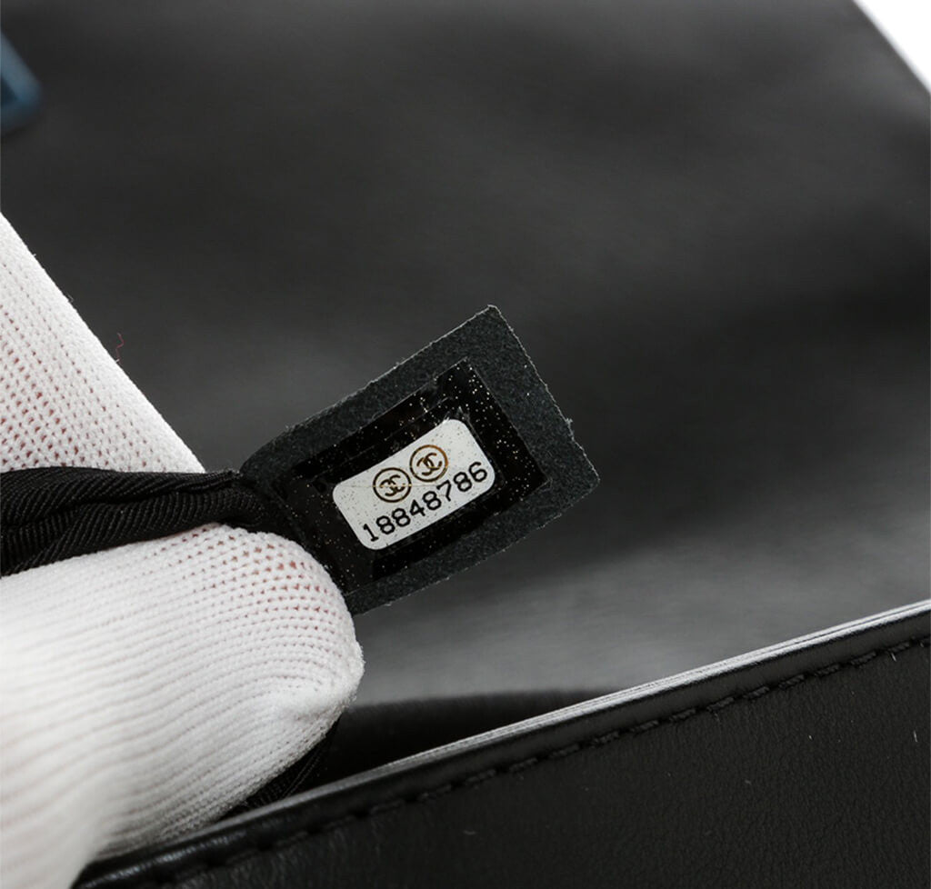 Chanel Enchained Boy Bag Black SHW