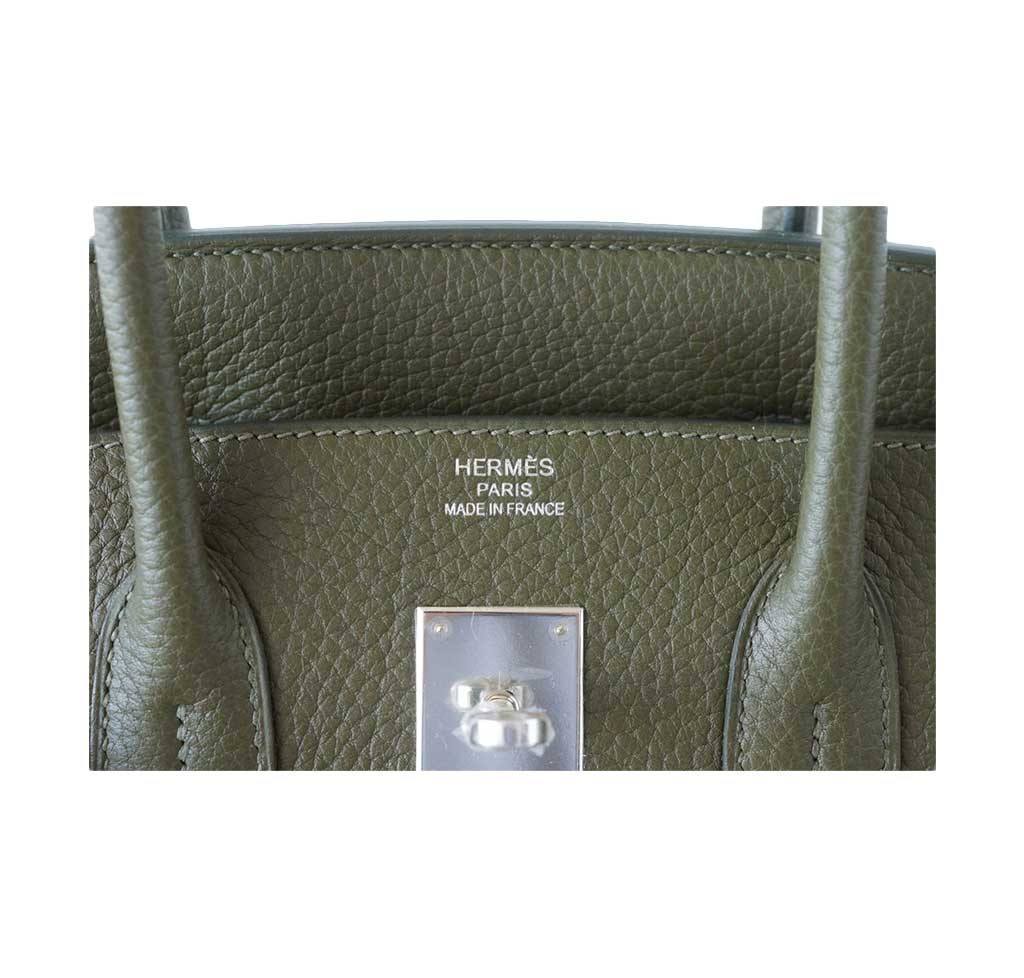 Hermès Birkin 35 Vert Veronese Fjord Bag