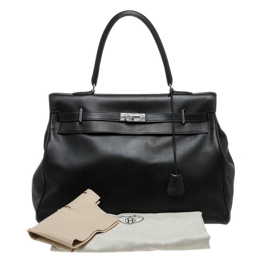 Hermès Relax Travel Bag Kelly 50 Black