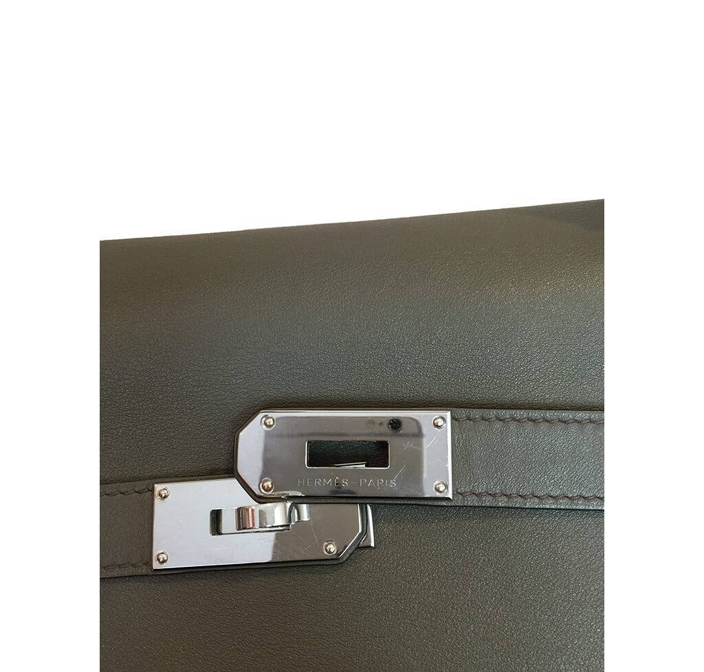 Hermès Travel Bag Kelly 50cm Vert de Gris