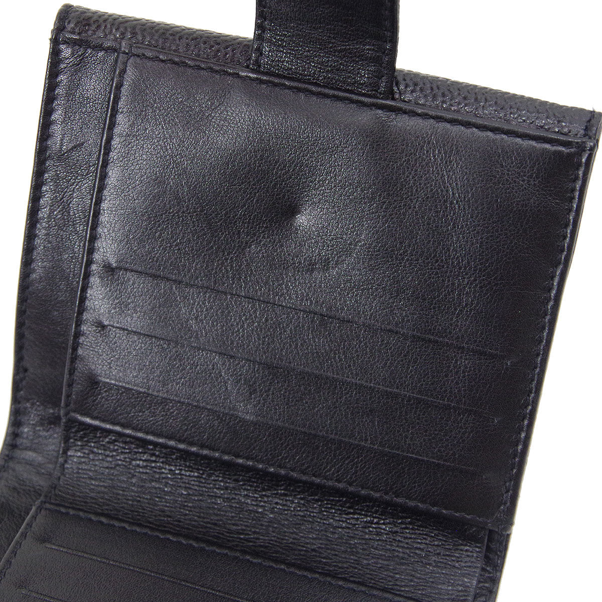 Chanel 1996-1997 Black Caviar Bifold Wallet
