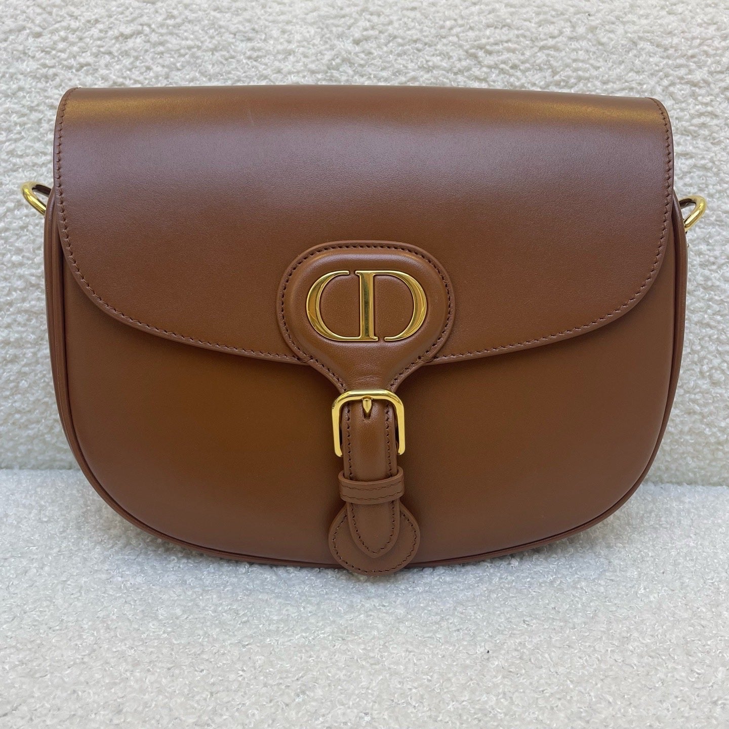 DIOR Dior Bobby Caramel Gold Buckle Saddle Pig Bag Single Shoulder Crossbody Bag