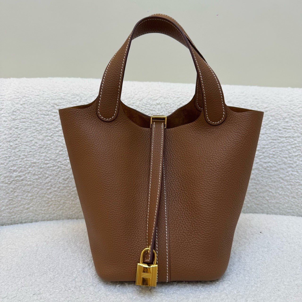 2022 Hermès Picotin Lock 18 Gold GHW Clemence Leather , U Stamp