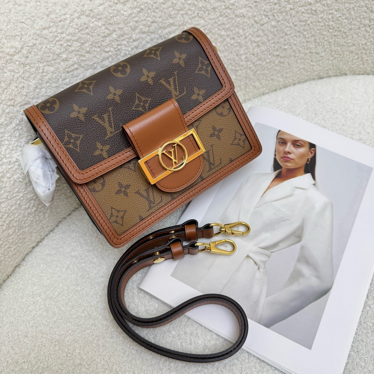 Louis Vuitton Dauphine Mini Monogram Canvas Bag