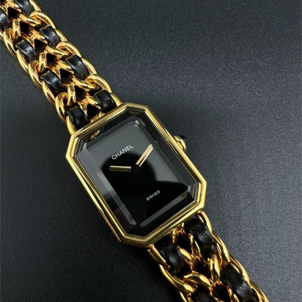 Chanel Premiere Black Gold Candy Watch S Size