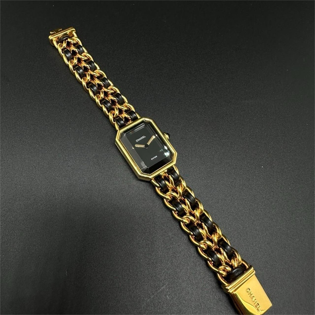 Chanel Premiere Black Gold Candy Watch S Size