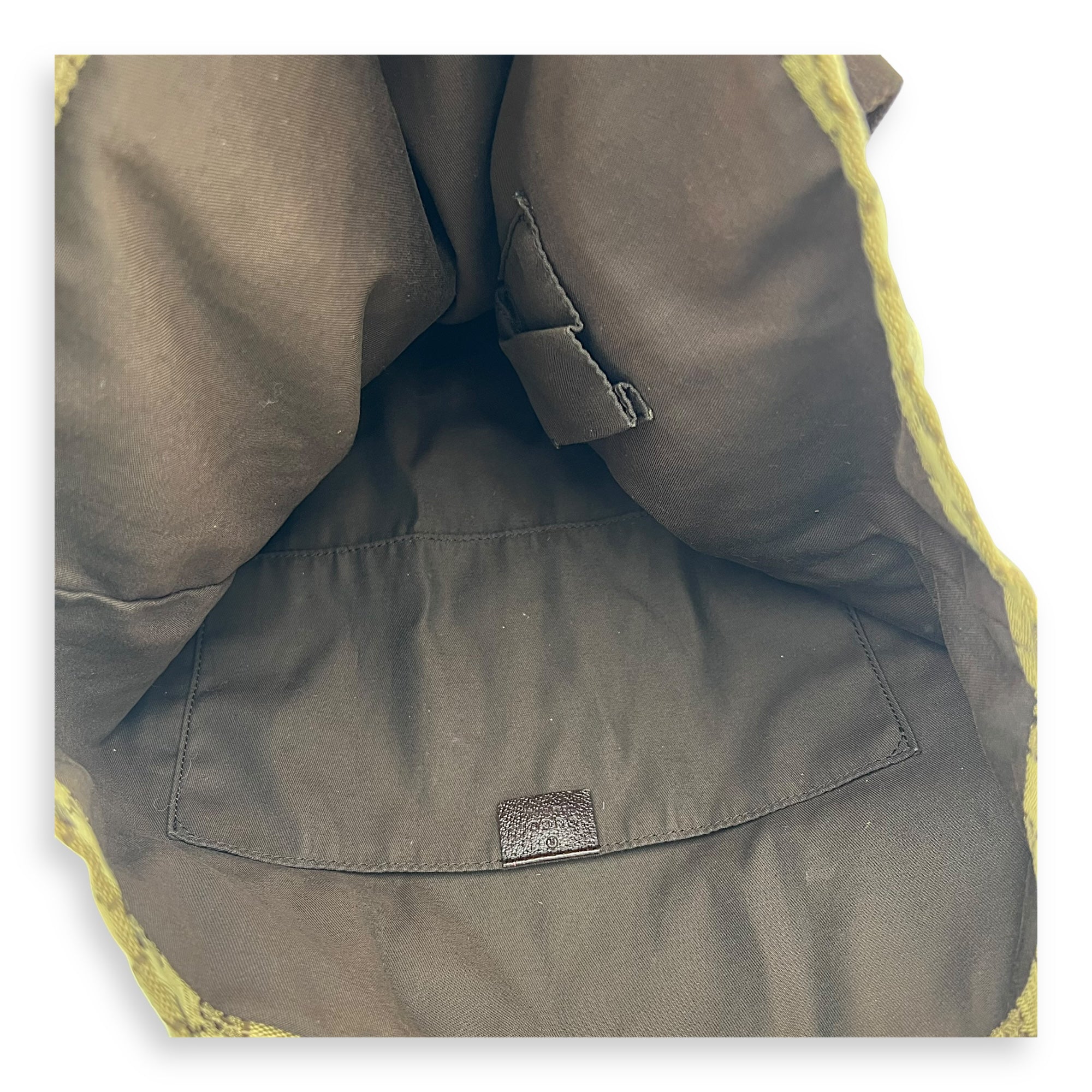 GG Top Handle Bag Brown in Canvas