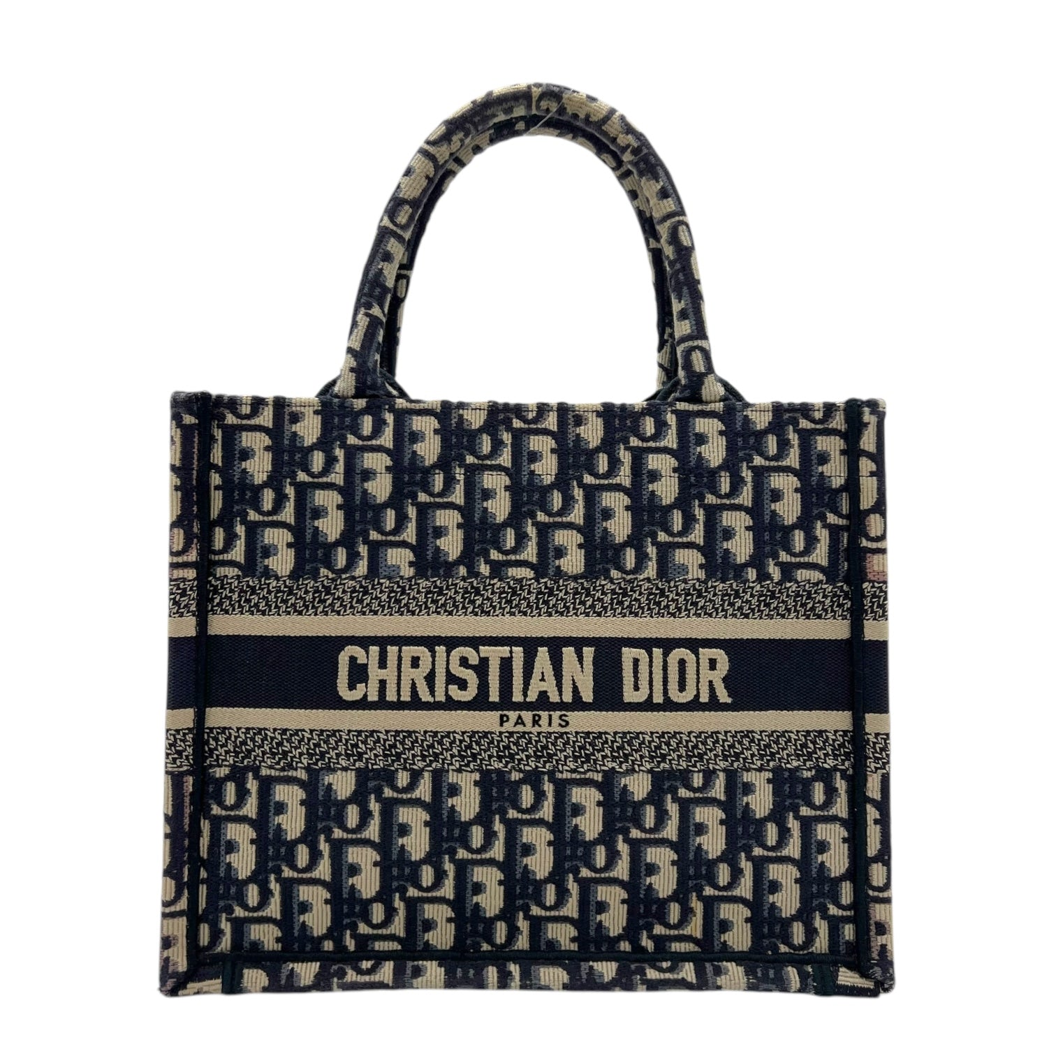 Book Tote Tote Bag Small Blue in Jacquard