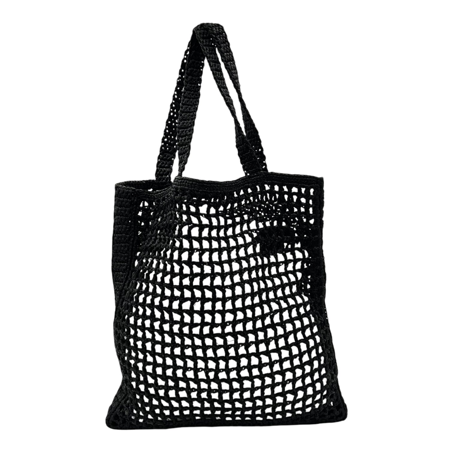 Others Tote Bag Black in Raffia