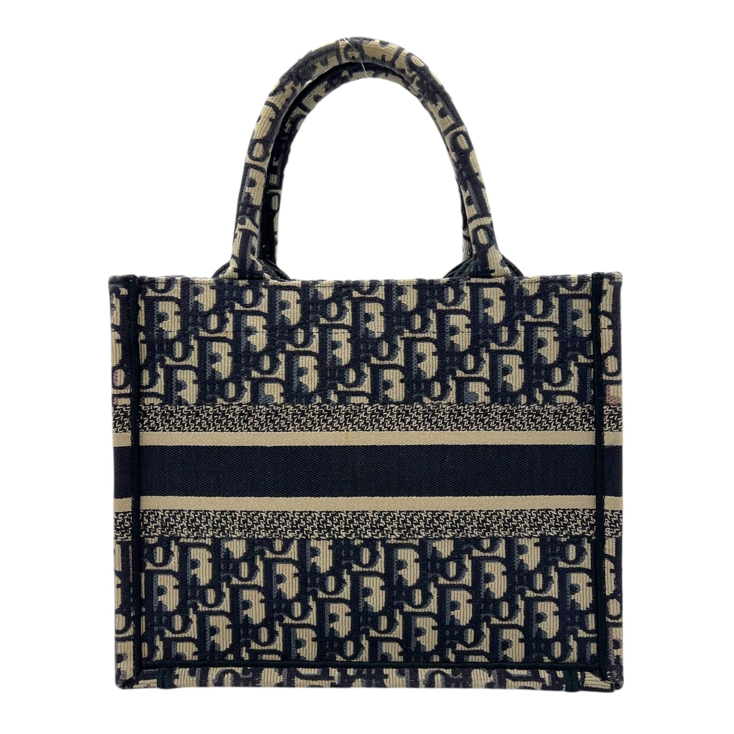 Book Tote Tote Bag Small Blue in Jacquard