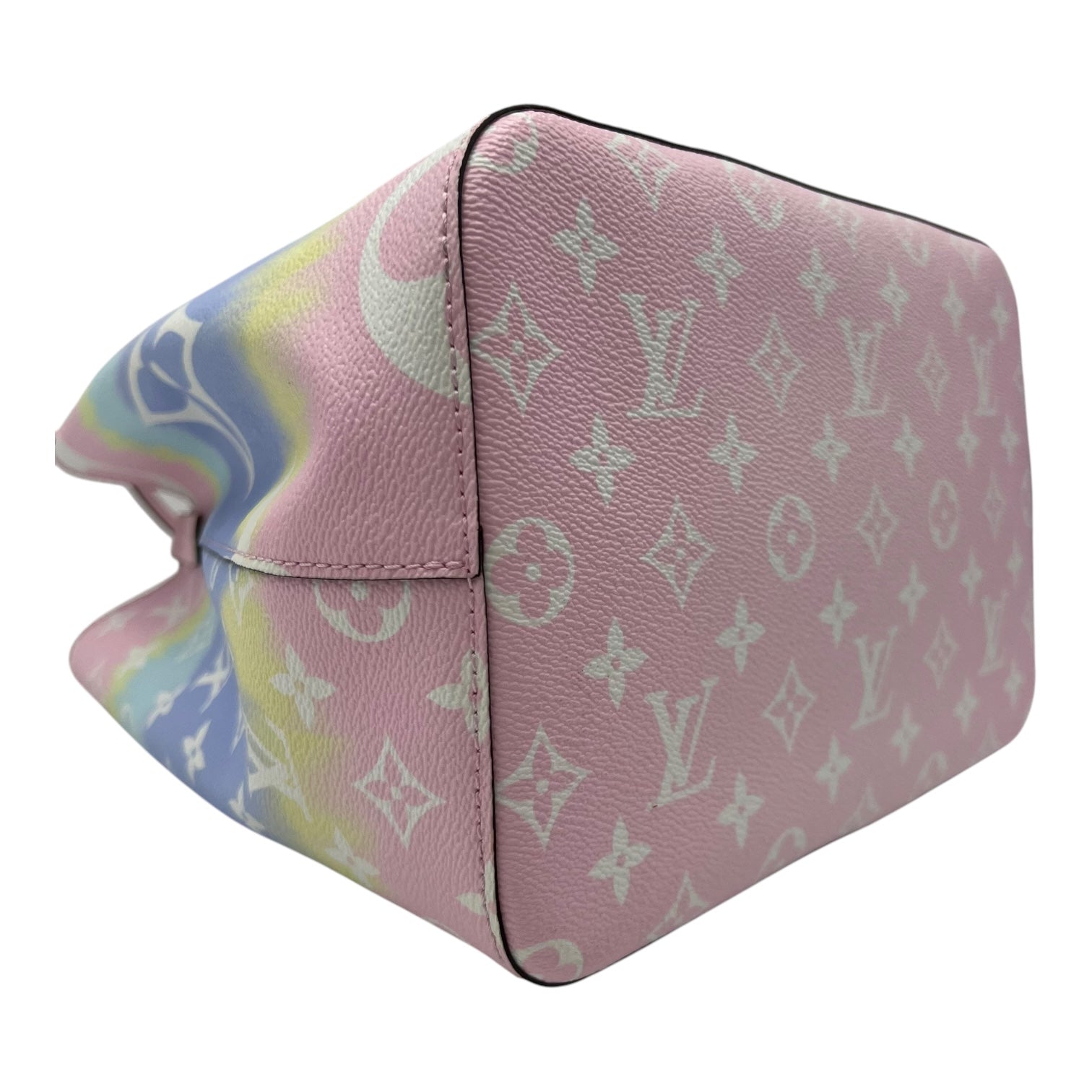 NeoNoe MM Multi-colour Bucket Bag in Escale Monogram Canvas, Silver hardware