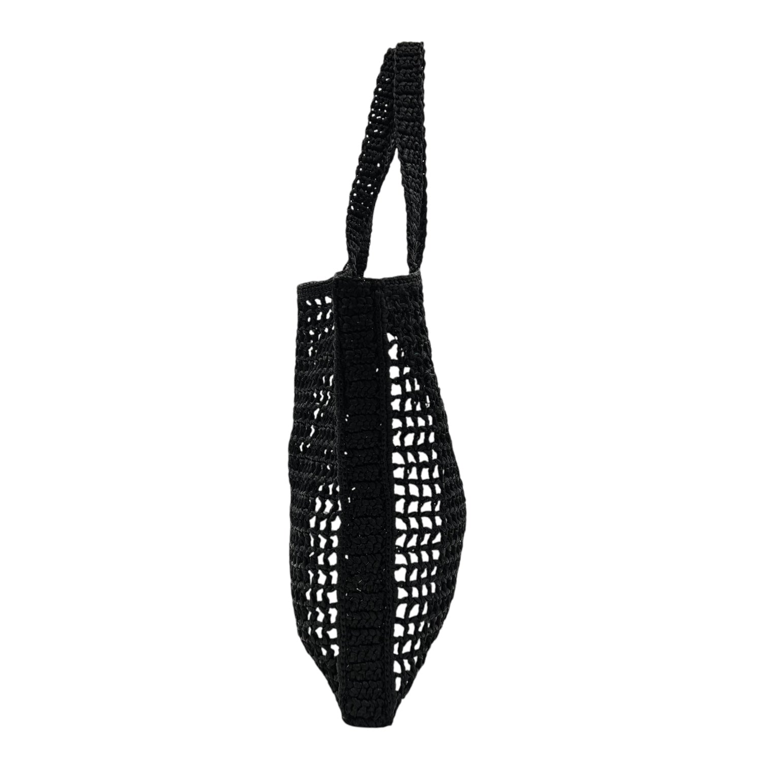 Others Tote Bag Black in Raffia