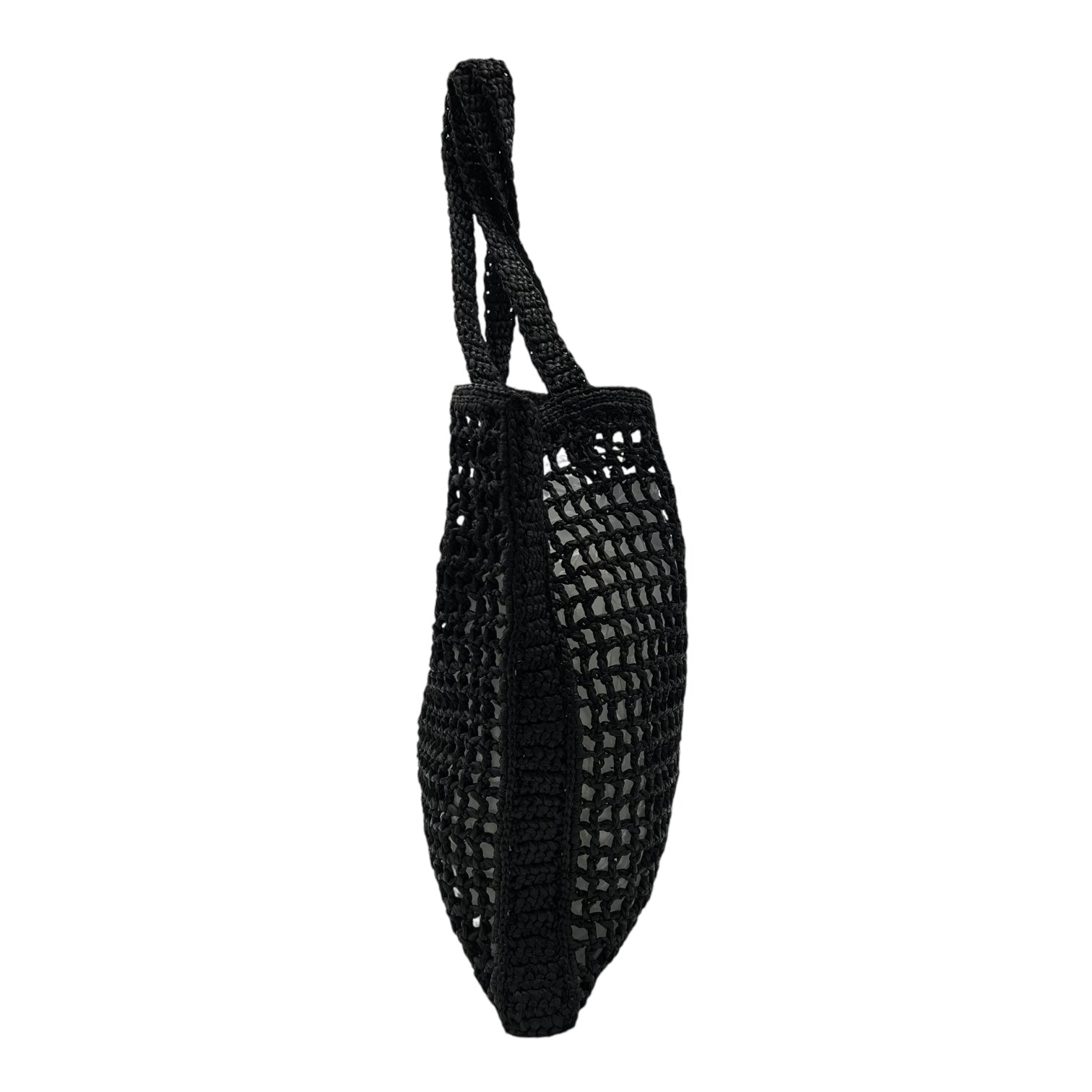Others Tote Bag Black in Raffia