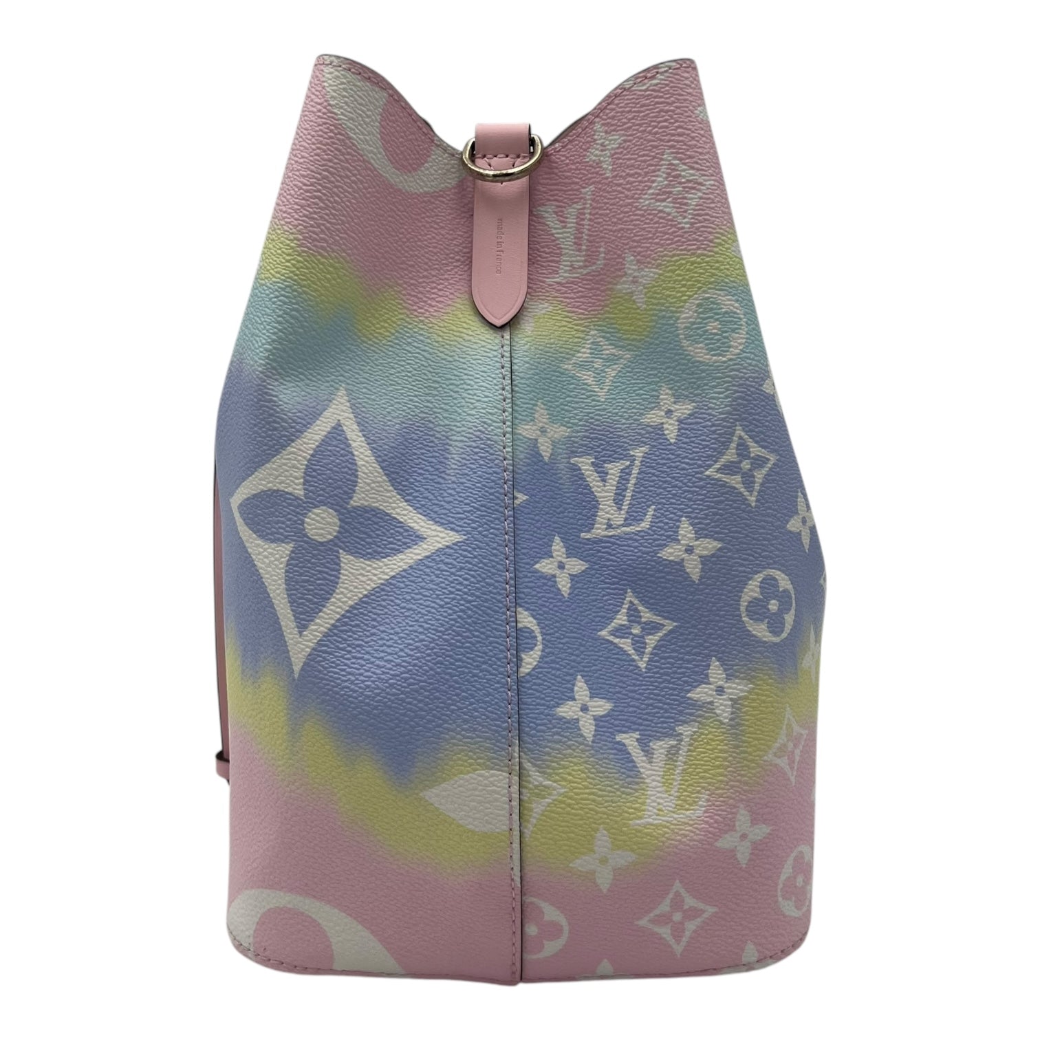 NeoNoe MM Multi-colour Bucket Bag in Escale Monogram Canvas, Silver hardware