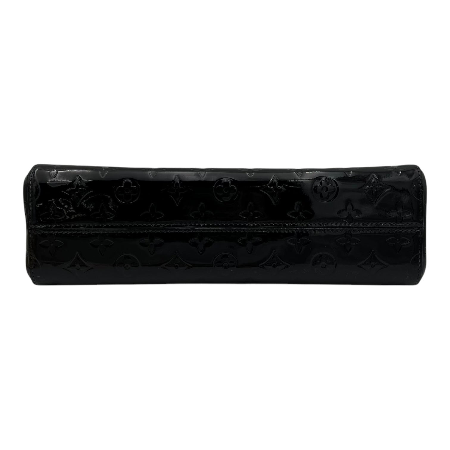Roxbury Shoulder Bag Black in Patent Leather, Gold hardware