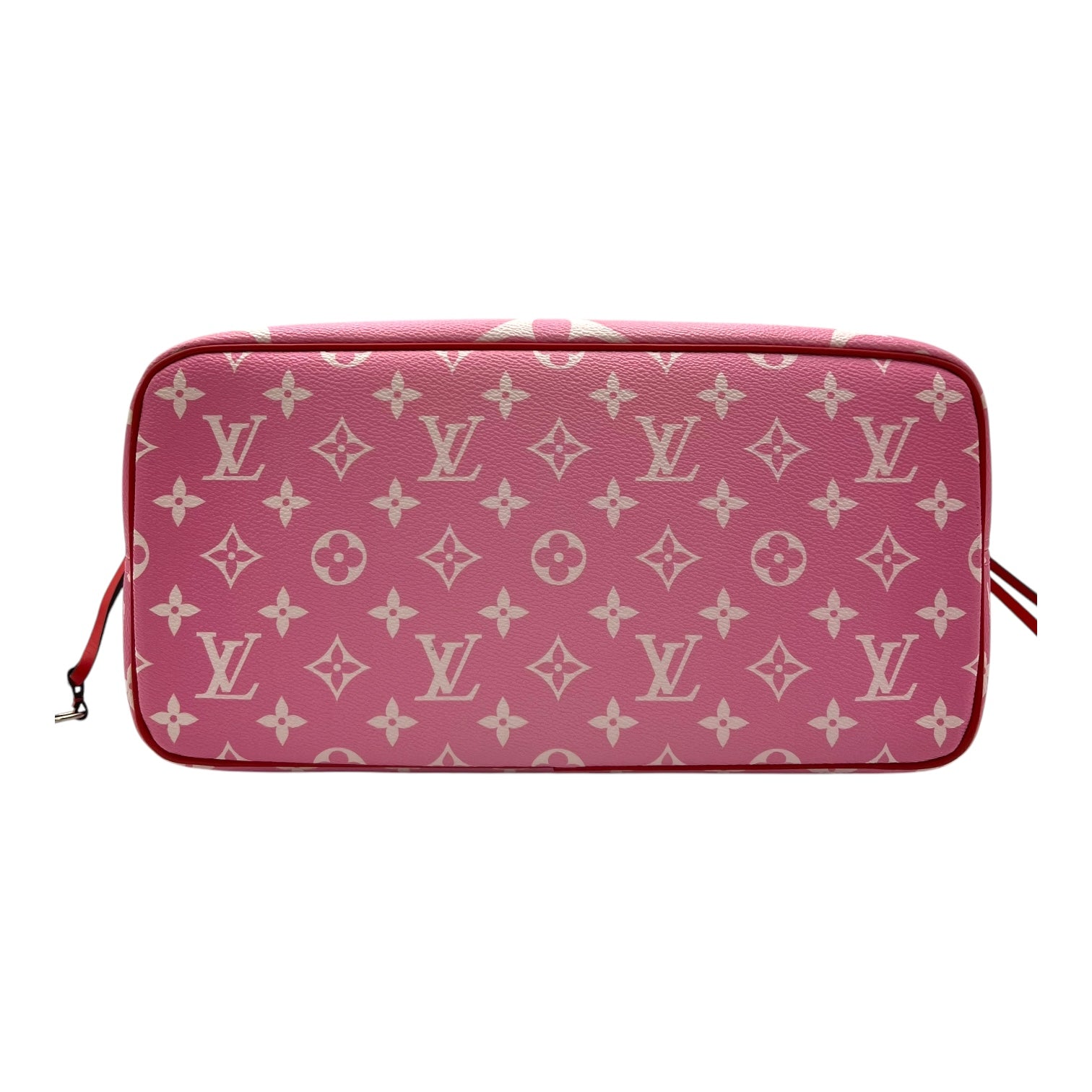 Neverfull Tote Bag Pink in Calfskin, Gold hardware