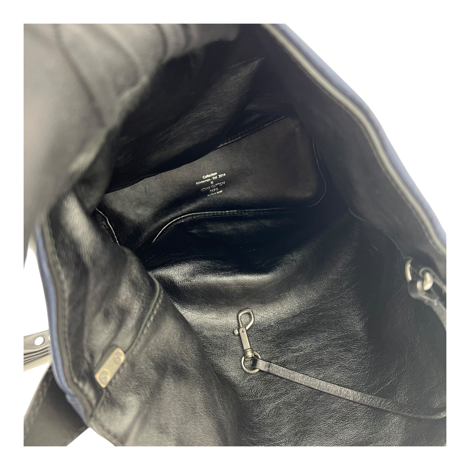 Spotlight Shoulder Bag Blue in Canvas, Silver hardware