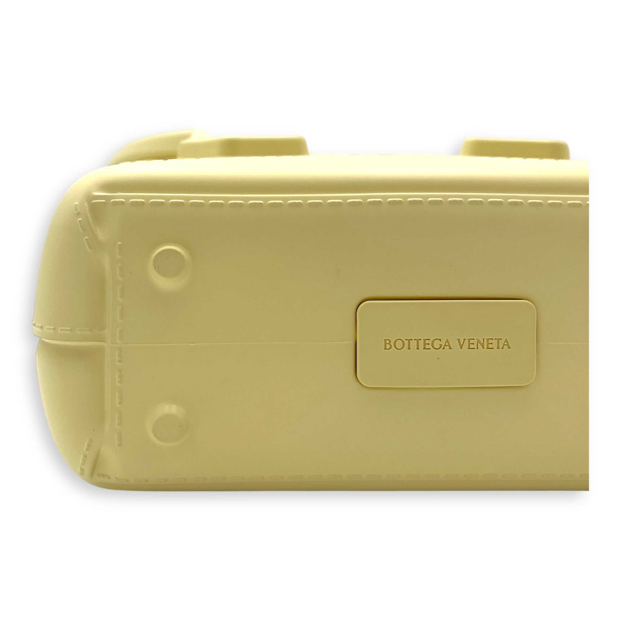 Arco Top Handle Bag Yellow in Rubber