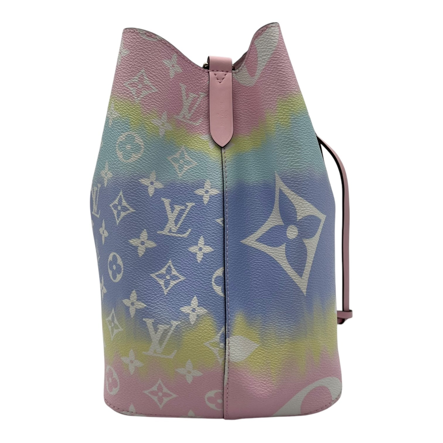 NeoNoe MM Multi-colour Bucket Bag in Escale Monogram Canvas, Silver hardware