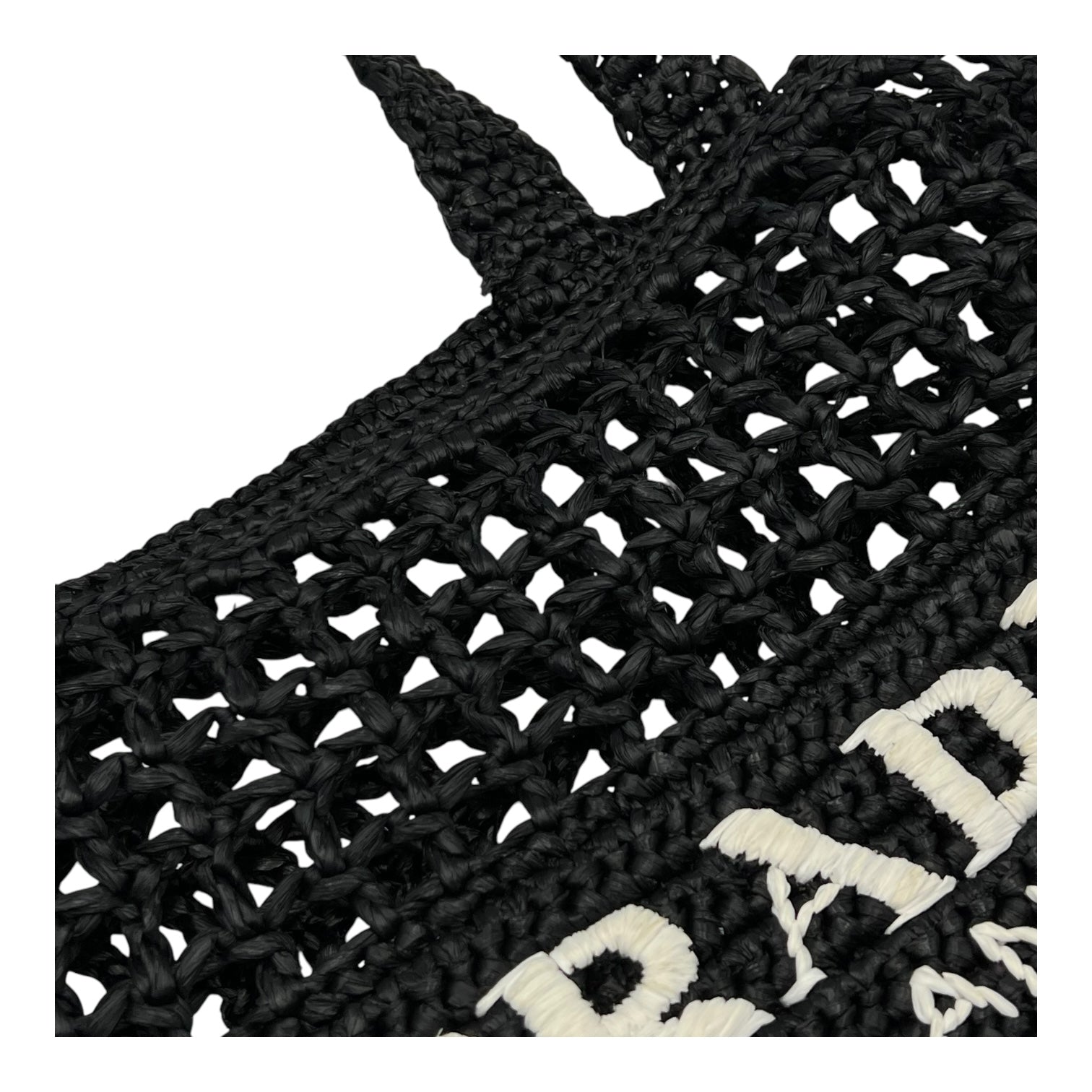 Others Tote Bag Black in Raffia