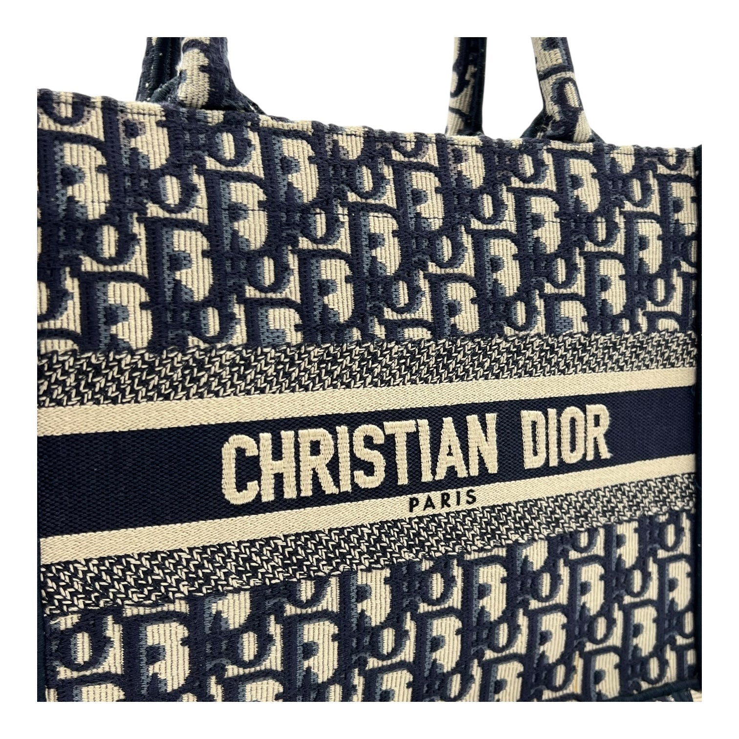 Book Tote Tote Bag Small Blue in Jacquard