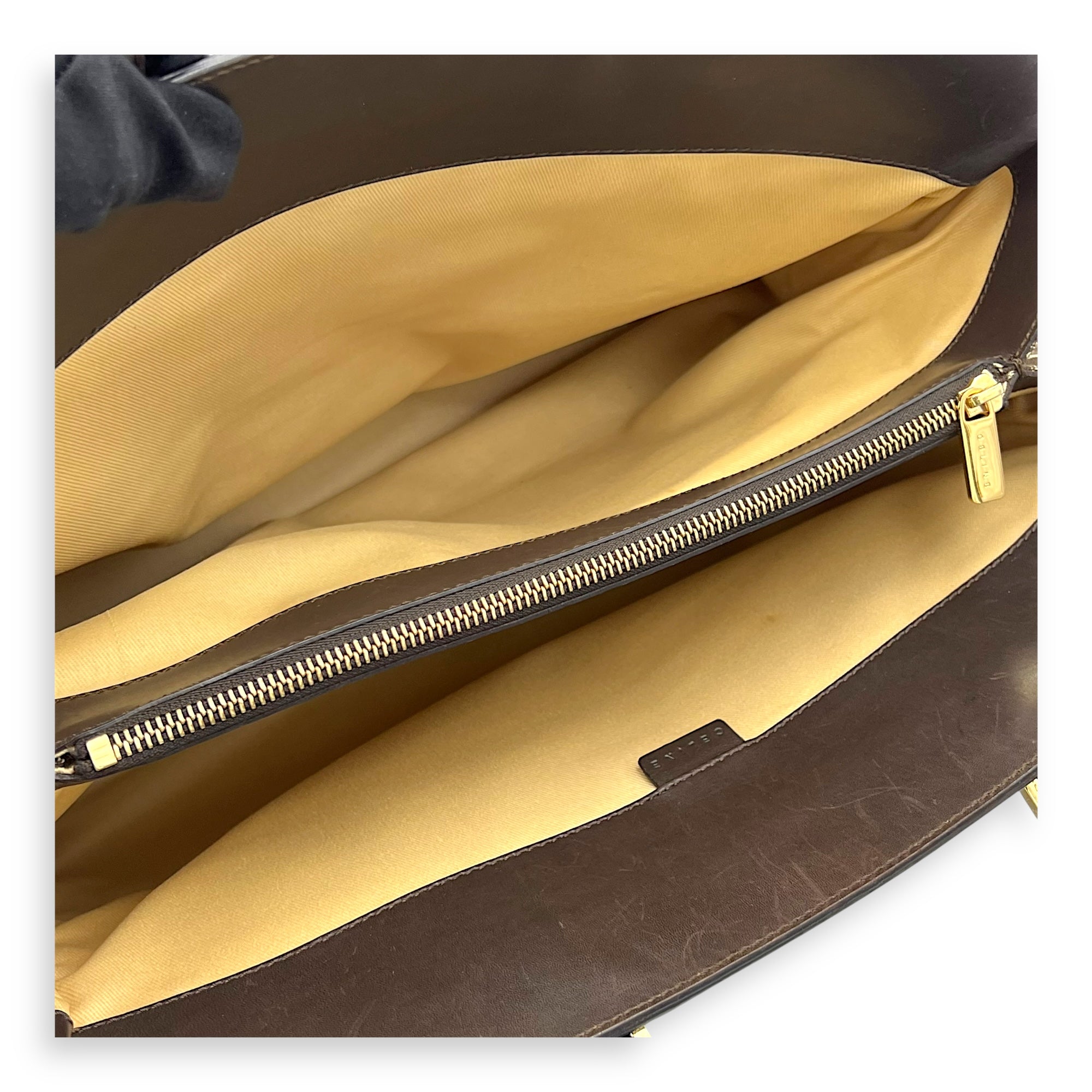 Macadam Brown Tote Bag in Canvas, Gold hardware