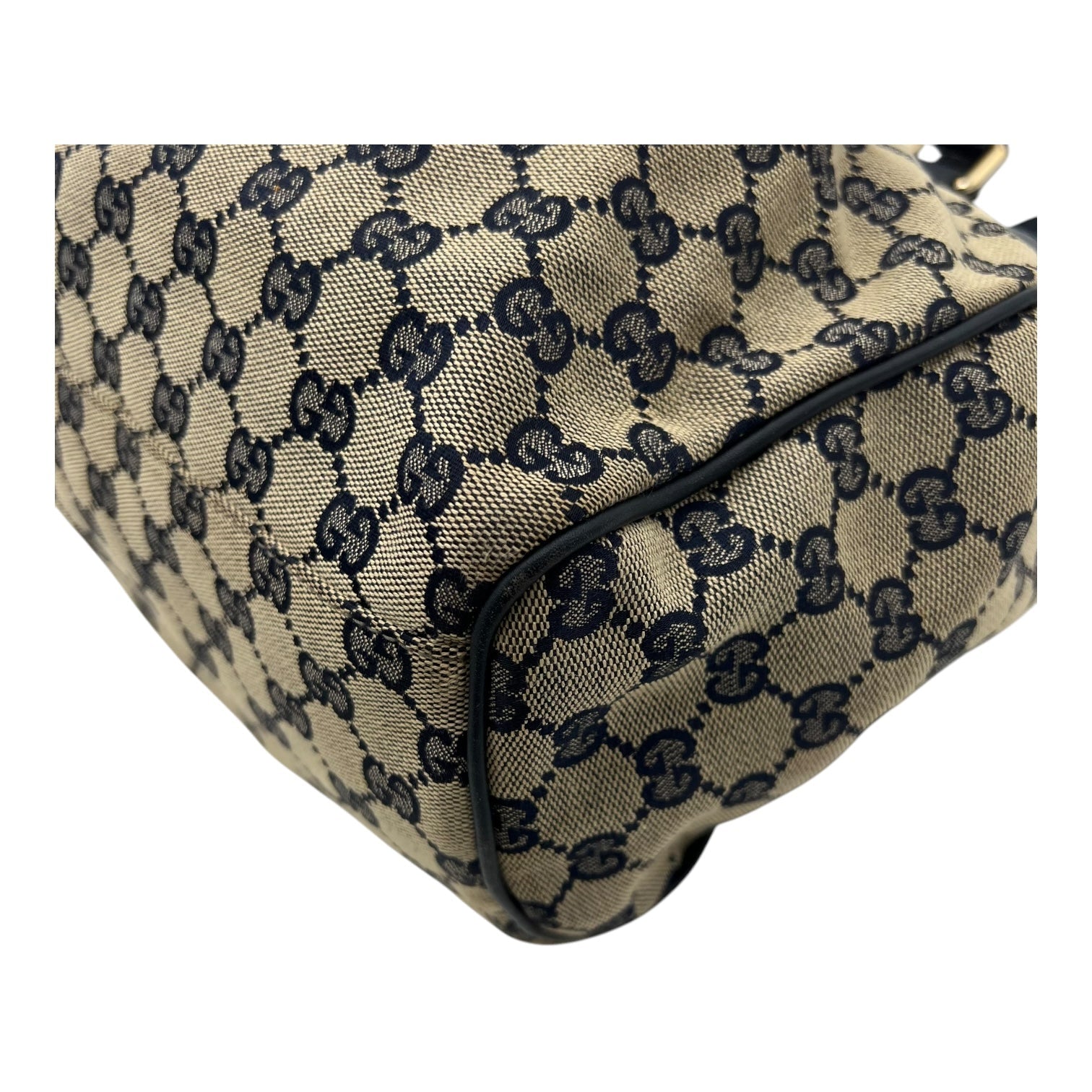 Sukey Shoulder Bag Black in Canvas, Gold hardware