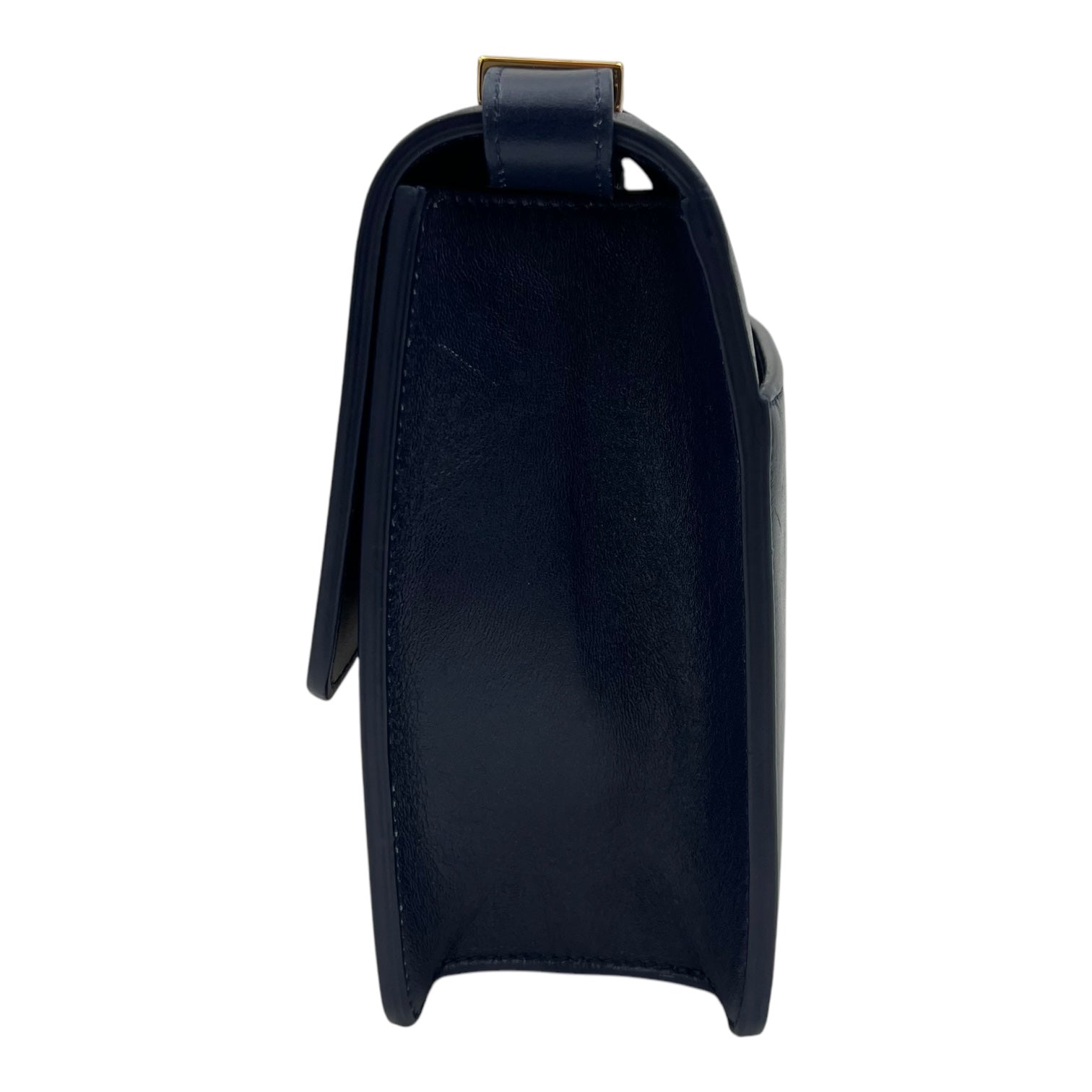 30 Montaigne Shoulder Bag Blue in Calfskin, Gold hardware