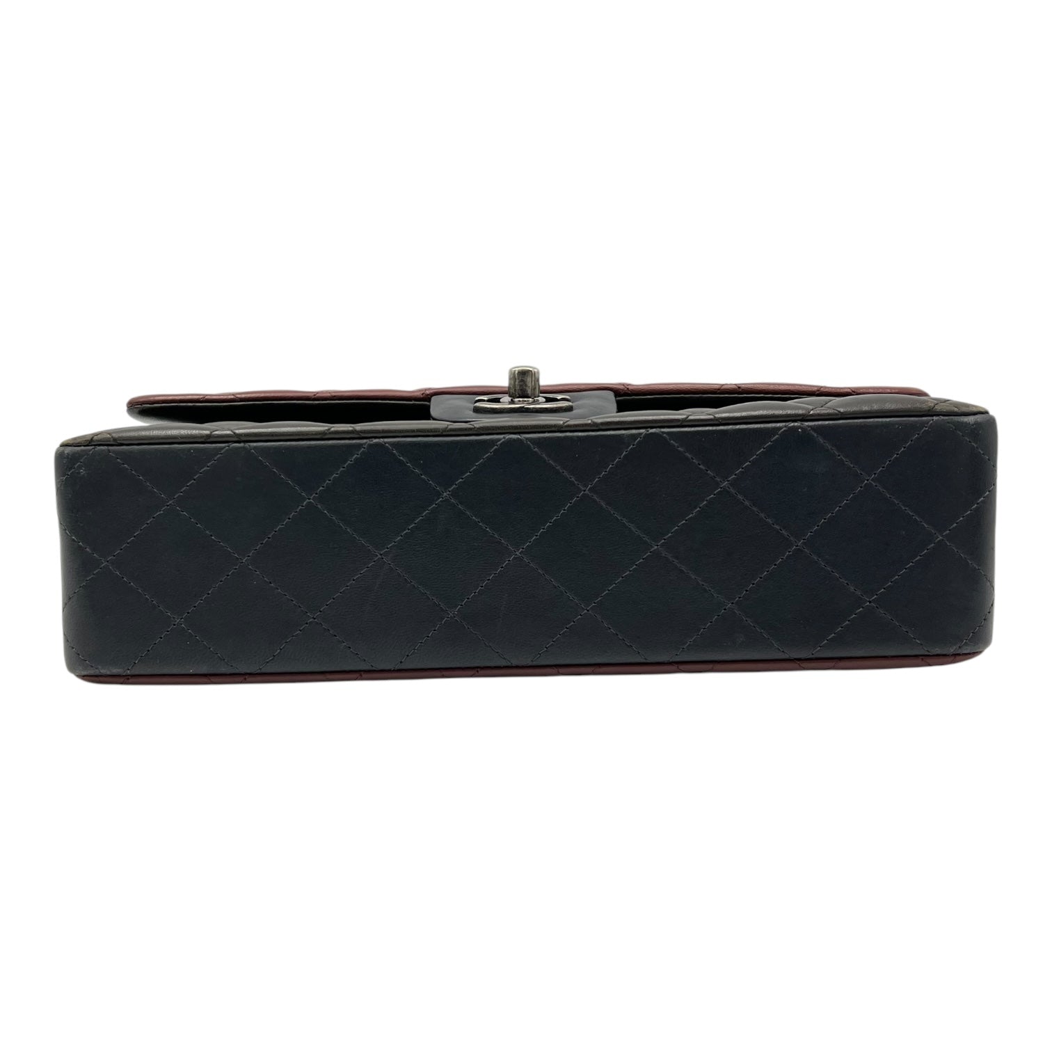 Classic Shoulder Bag Medium Multi-colour in Lambskin, Ruthenium hardware