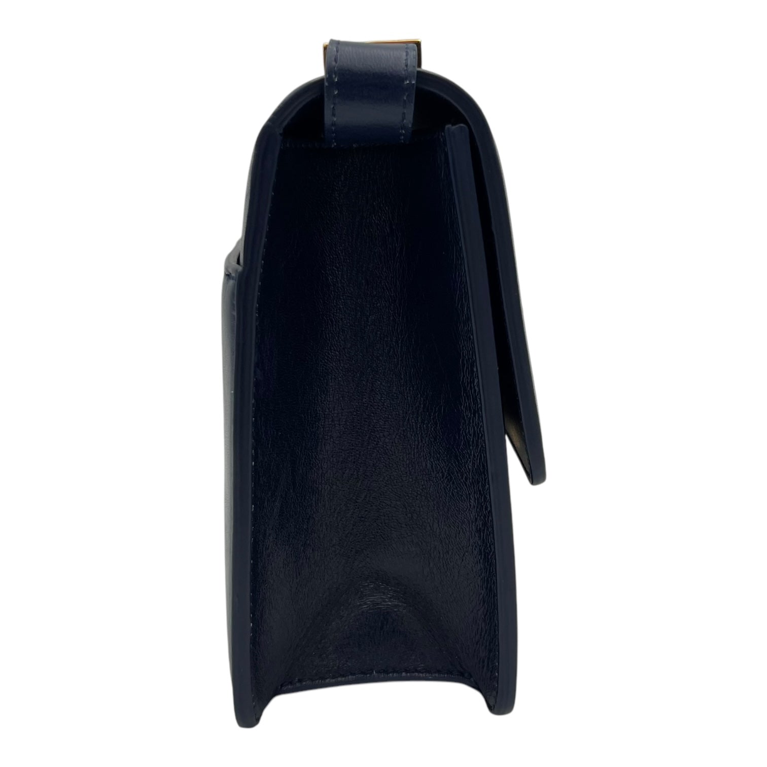30 Montaigne Shoulder Bag Blue in Calfskin, Gold hardware