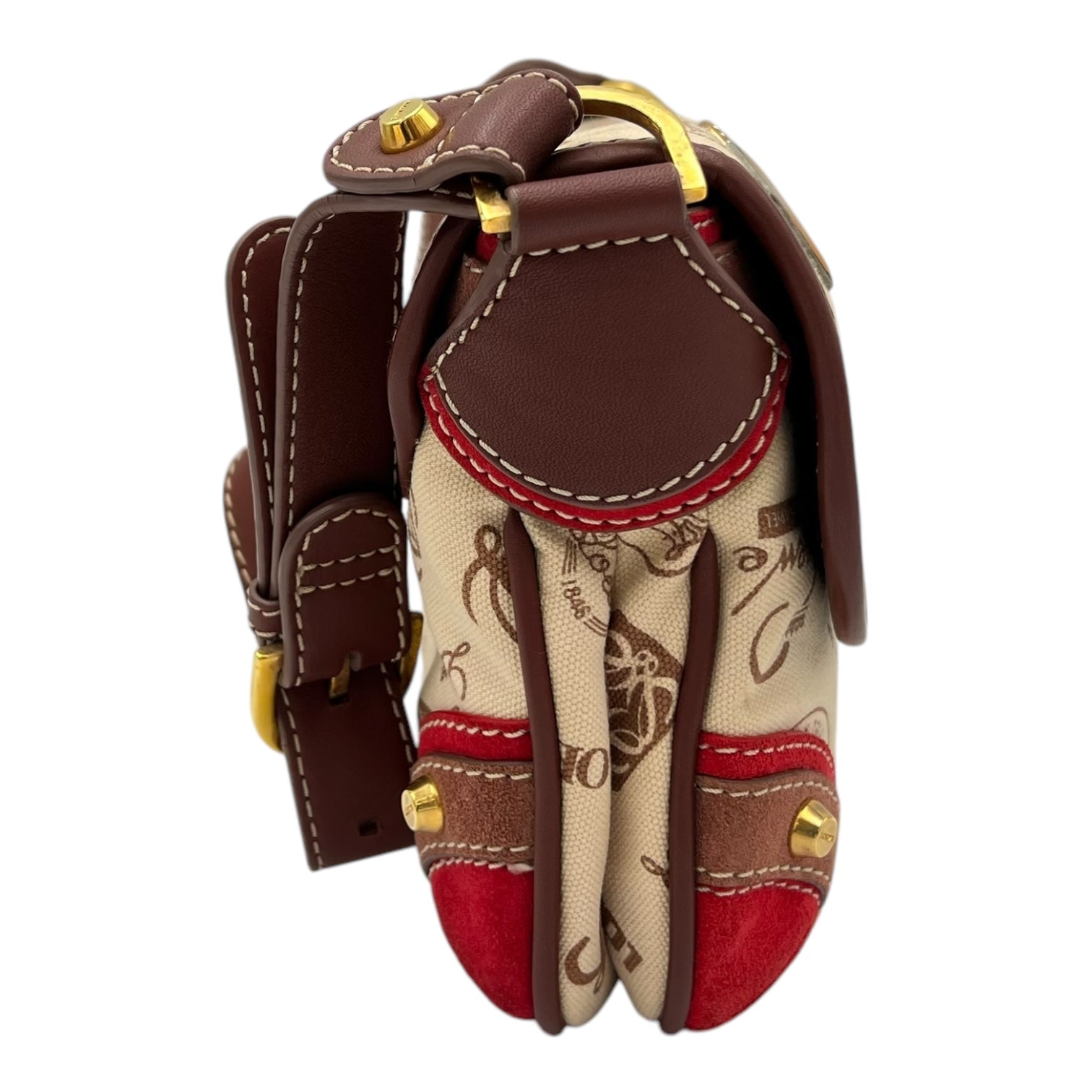 160th Anniversary  Shoulder Bag Multi-colour in Canvas, Gold hardware